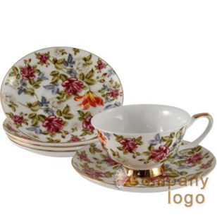 植物園玫瑰骨瓷茶具