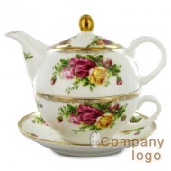 精細的骨瓷茶 - 野玫瑰