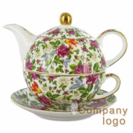 精細的骨瓷茶一 - 植物園玫瑰